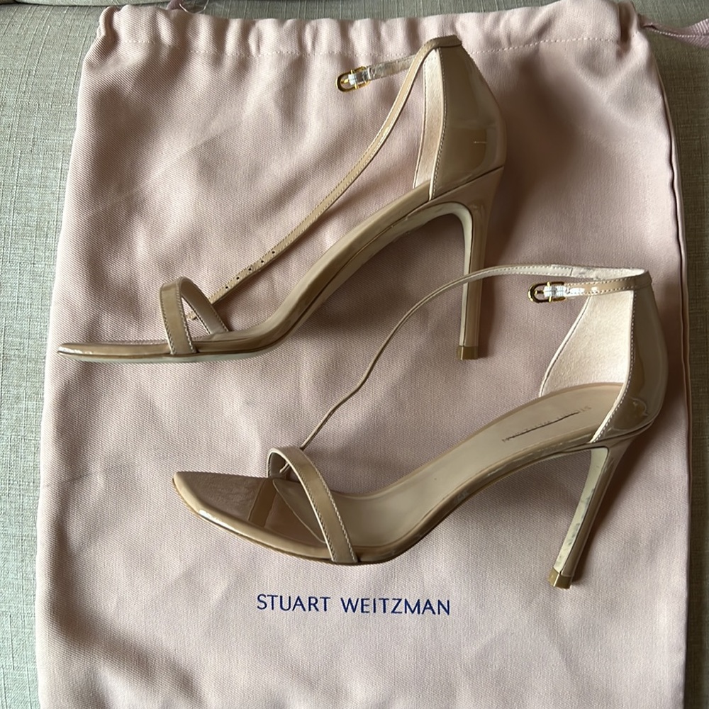 Stuart Weitzman Amelina 95 Ankle Strap Sandal - Picture 4 of 5